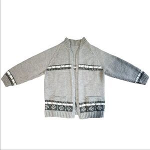 VINTAGE Hand Knit Artisan Wool Sweater Small / Medium Fit